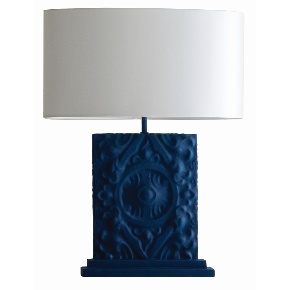 Piastrella Table Lamp by William Yeoward in Willies Blue